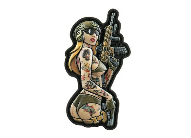 Нашивка M-Tac Tactical Girl N4  PVC Tatoo Пантера Фото 1