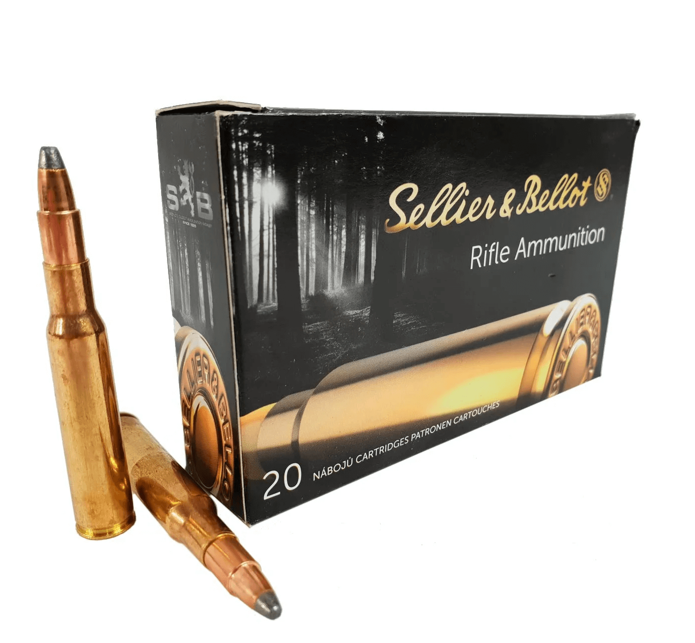 Патрон Sellier & Bellot кал. 7x57 куля SPCE маса 11,2 г/173 гр Фото 1