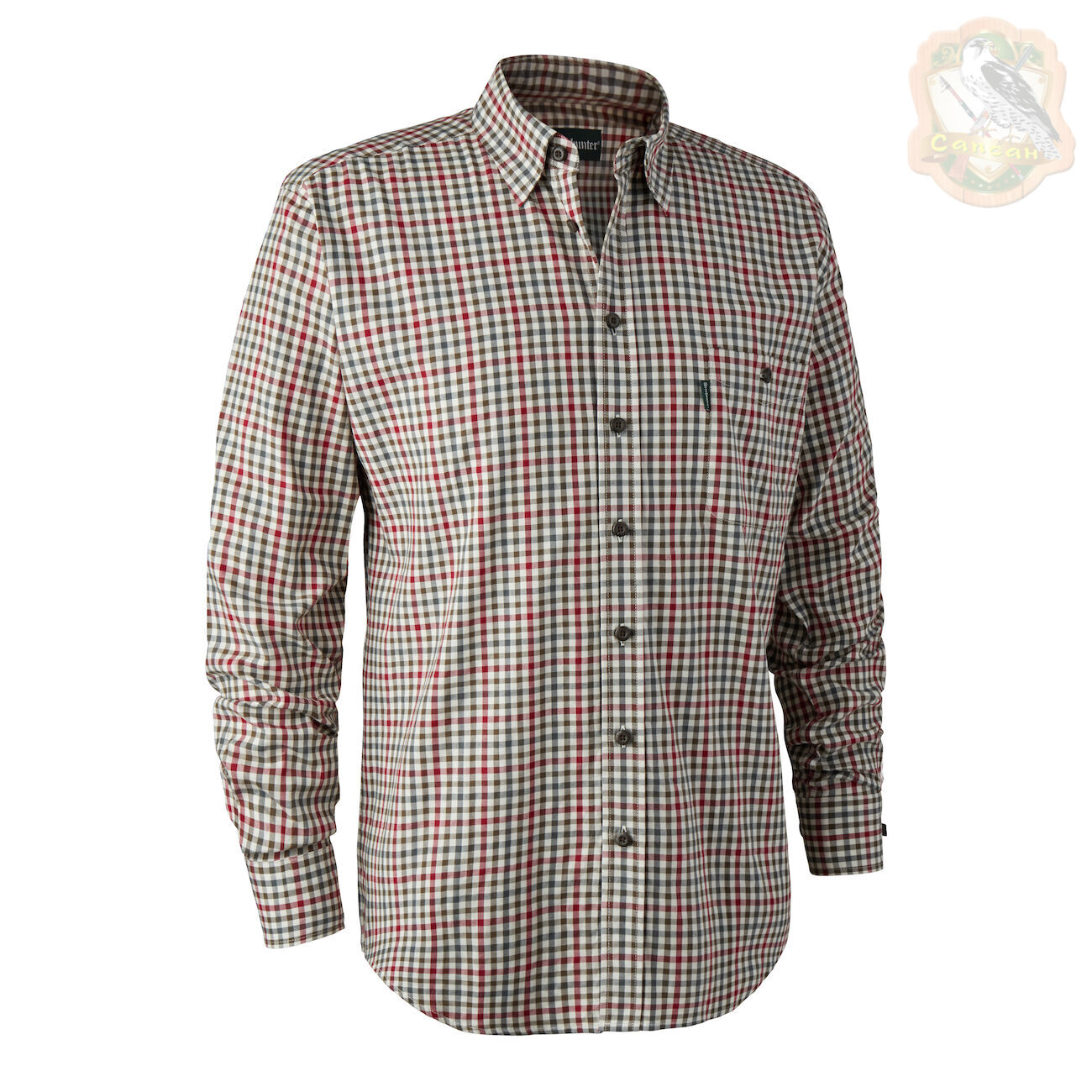 Сорочка DeerHunter Zachary Shirt (499 Red Check) Фото 1