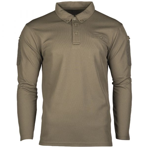 Поло Mil-Tec Tactical Quick Dry Poloshirt 1/1 olive Фото 1