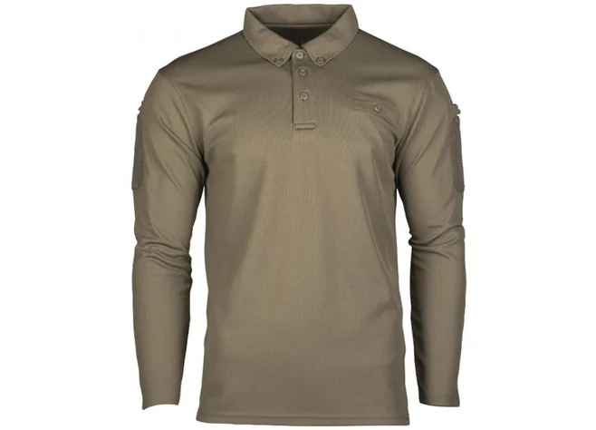 Поло Mil-Tec Tactical Quick Dry Poloshirt 1/1 olive Фото 1