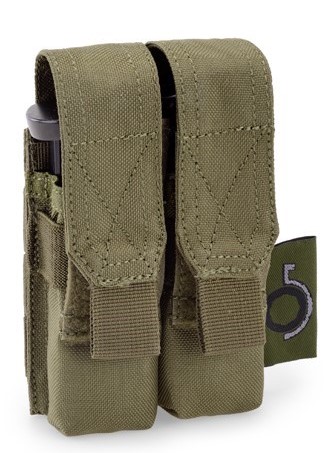 Підсумок Outac Double Pistol Pouch. Олива Фото 1