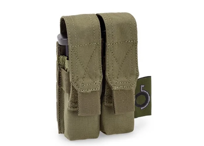 Підсумок Outac Double Pistol Pouch. Олива Фото 1