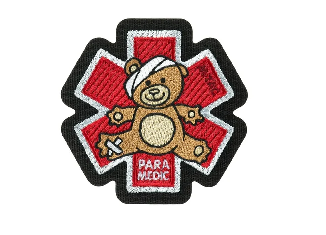 Нашивка M-Tac Paramedic Медвідь Bronze/Black Фото 1