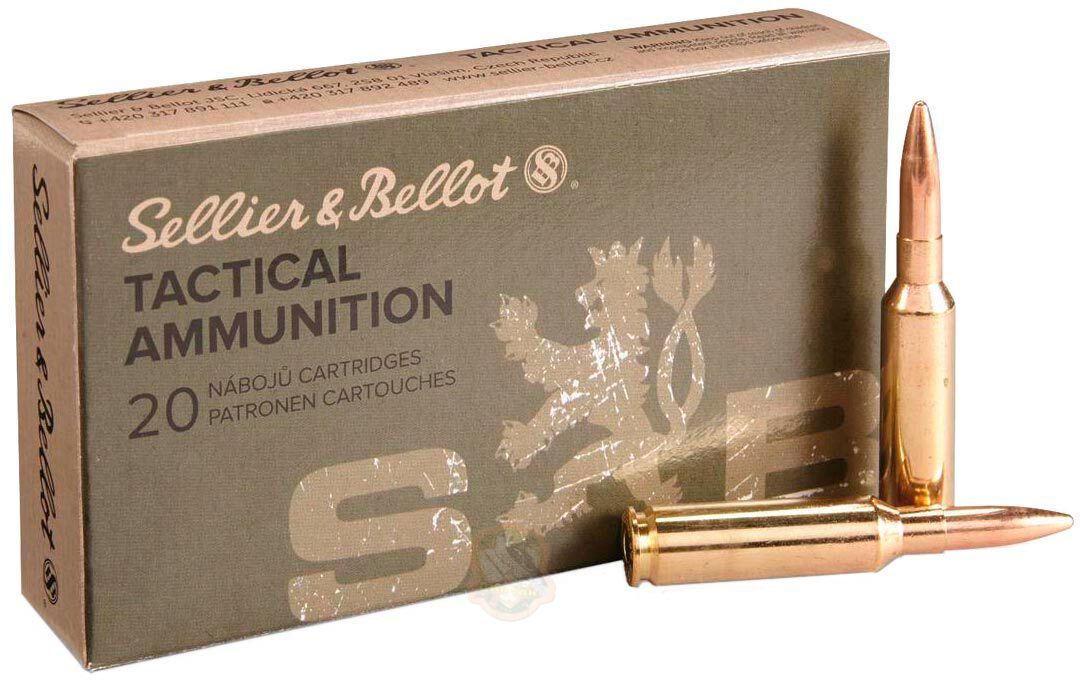 Патрон Sellier & Bellot кал. 6.5 Creedmoor пуля FMJ-BT масса 9,1 г/ 140 гран Фото 1