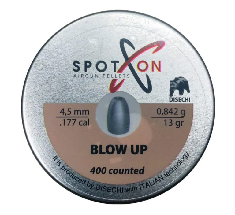 Пули пневматические Spoton Blow Up кал. 4,5мм. Вес – 0,842 г. 400 шт/уп Фото 1