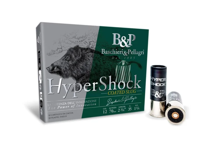 Патрон B&P Big Game Palla Hyper Shock кал. 12/70 маса 35 гр Фото 1