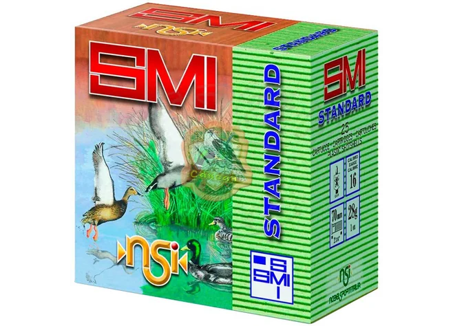 Набій NOBEL SMI STANDART 28гр 16/70 №0 Фото 1