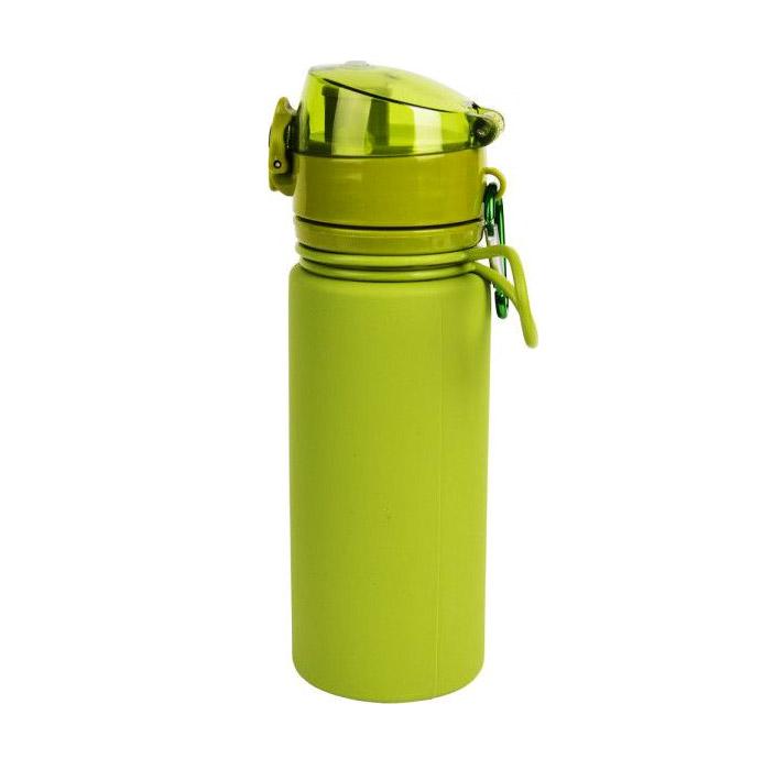 Бутылка силиконовая Tramp 500 мл olive Фото 1