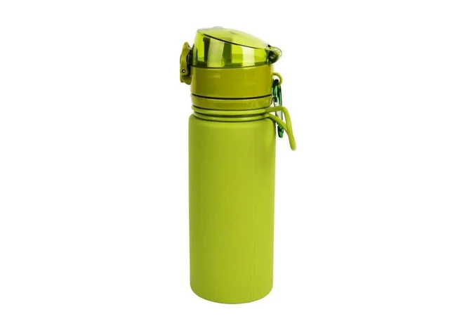 Бутылка силиконовая Tramp 500 мл olive Фото 1