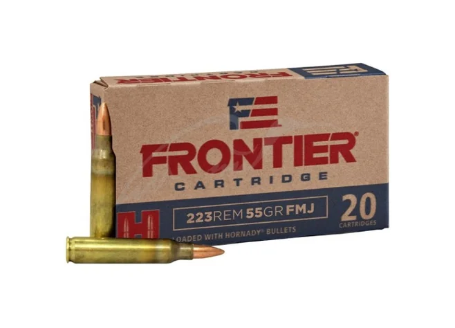 Патрон Hornady Frontier кал. 223 Rem пуля FMJ масса 55 гр (3.56 г) Фото 1