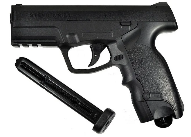 Пистолет пневматический ASG Steyr M9-A1. Корпус - пластик Фото 2