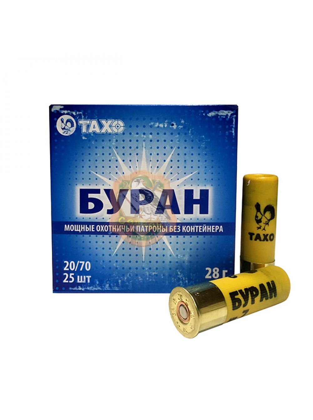Набій Тахо "Буран" (б/к) кал. 20х70 №1 28 г Фото 1