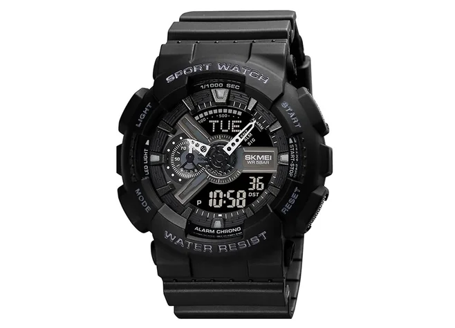 Чоловічий годинник Skmei 1834 Black (1080-0768) Фото 1