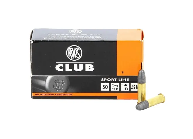 Патрон RUAG RWS Club кал. 22 LR куля RN Фото 1