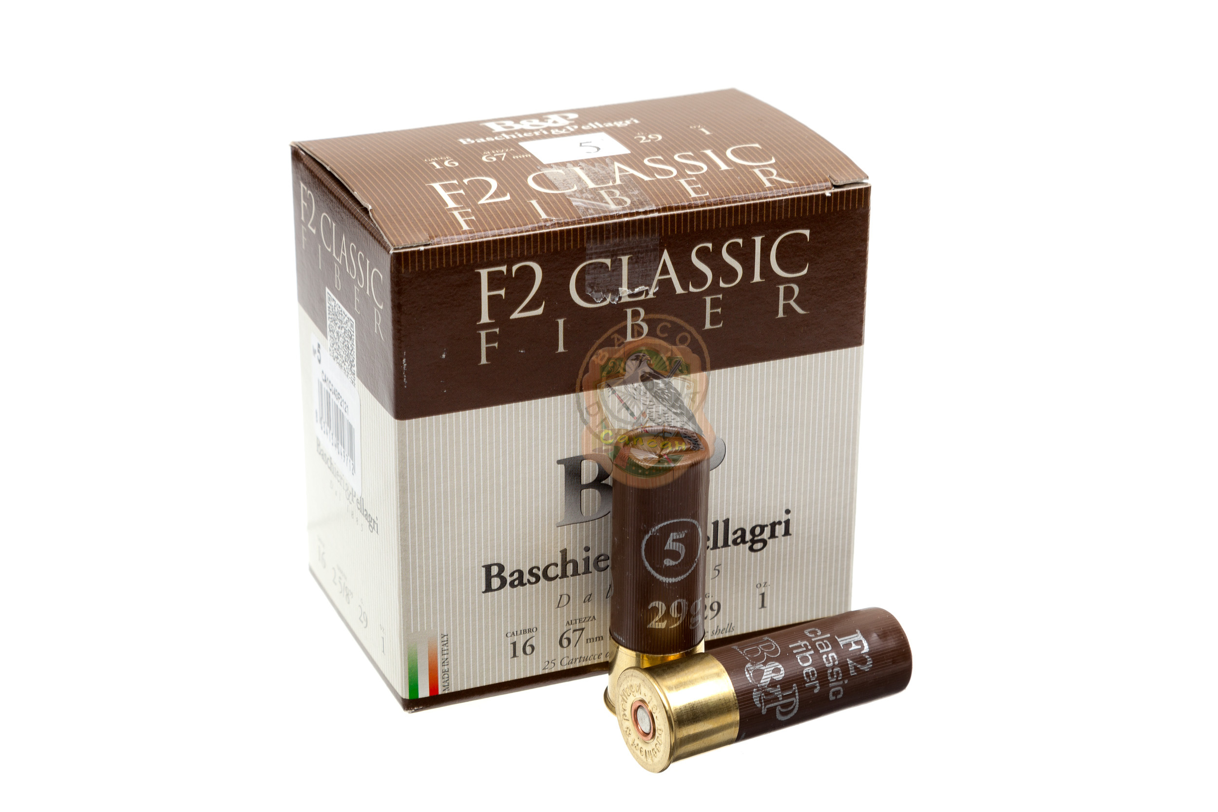 Набій B&P F2 CLASSIC FIBBER (б/к) к.16/16/67 №4 29г Фото 1