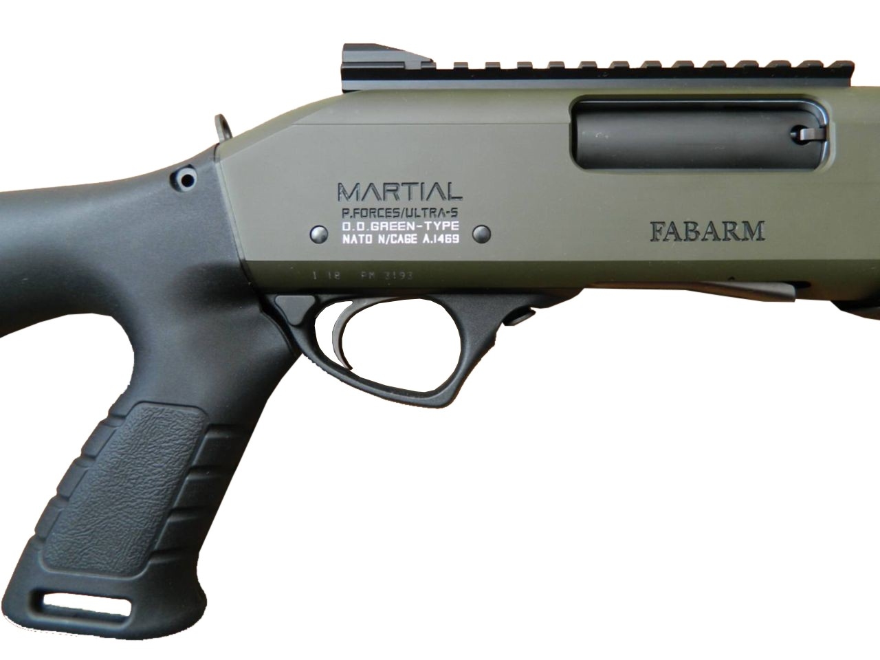 Ружье Fabarm MARTIAL O.D. GREEN кал. 12/76. Ствол - 46 см Фото 2