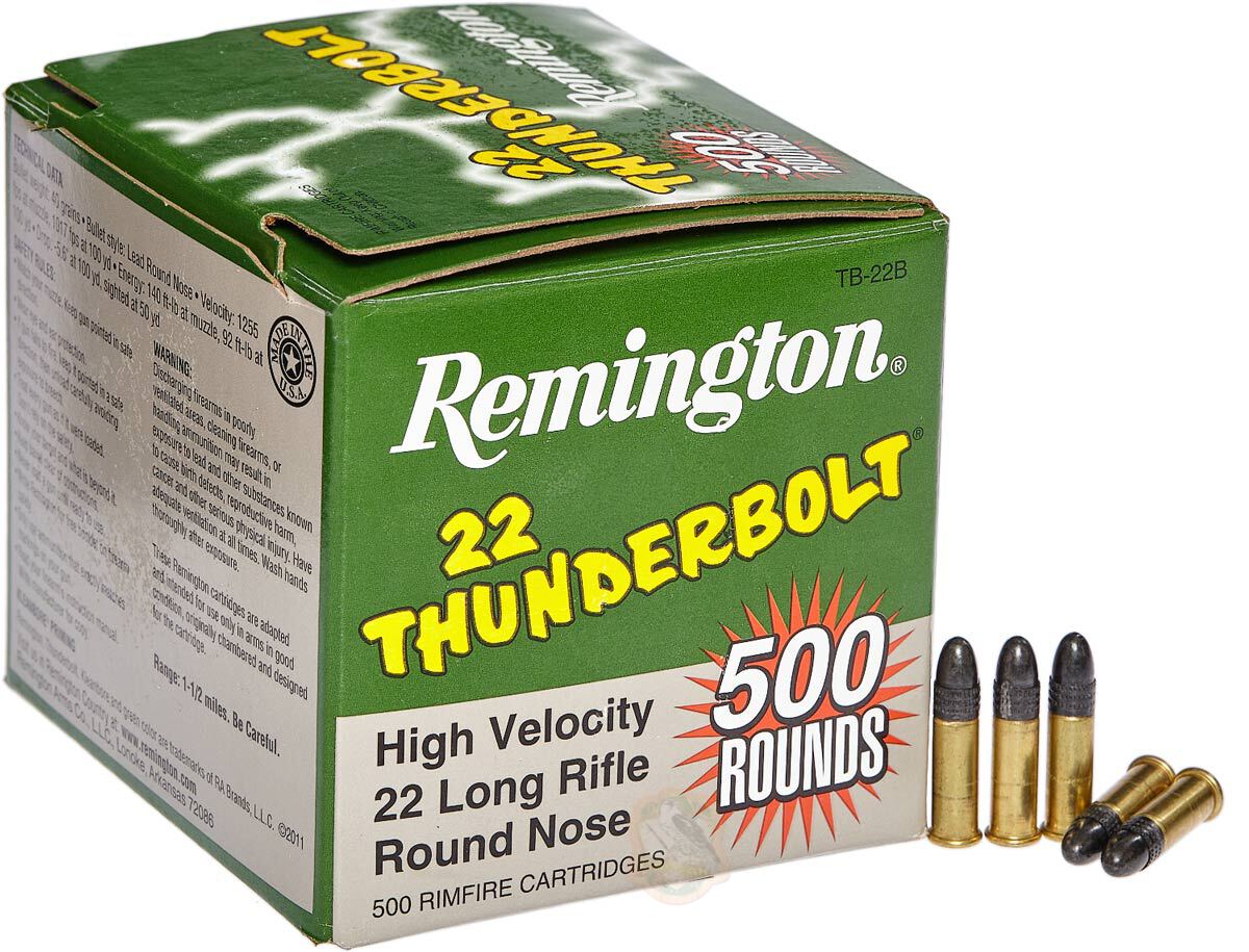 Набій Remington THUNDERBOLT High Speed кал 22 LR RN 2.6 гр Фото 1