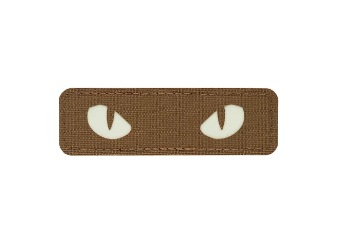 Нашивка M-Tac Cat Eyes Laser Cut Coyote/GID Фото 1