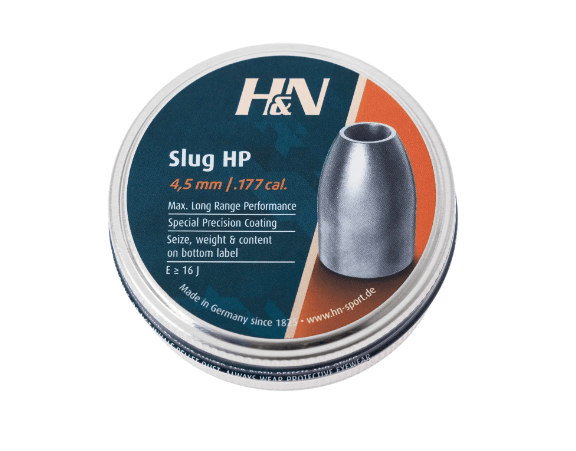 Пули пневматические H&N Slug HP кал. 4.5 мм. Вес – 0,84 г. 350 шт/уп Фото 1