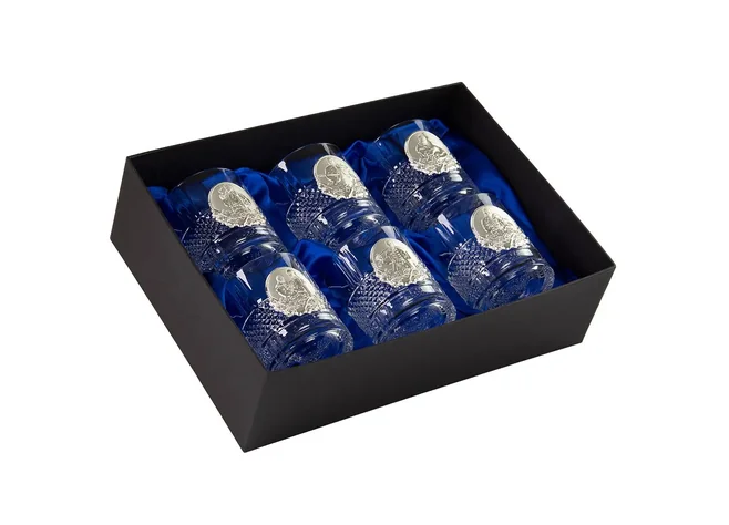 Набір для віскі Boss Crystal Козаки 6 келихів Фото 1