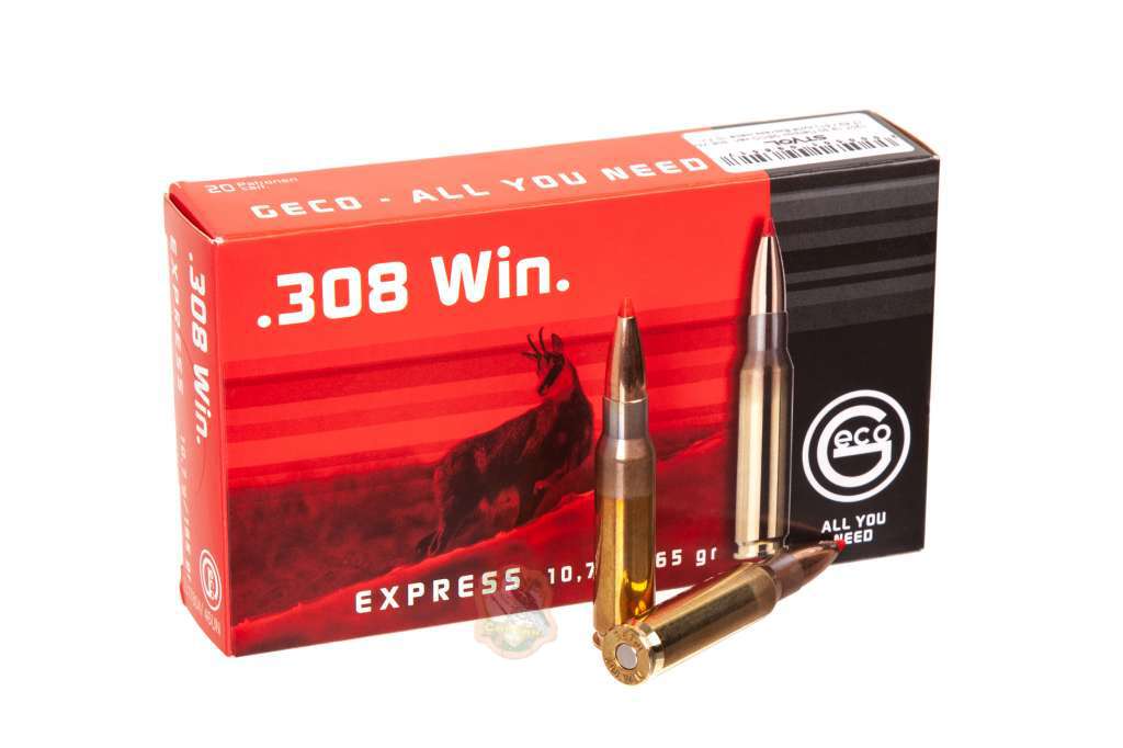 Набій GECO кал. 308 Win (7.62/51) куля Express маса 10.7 г Фото 1