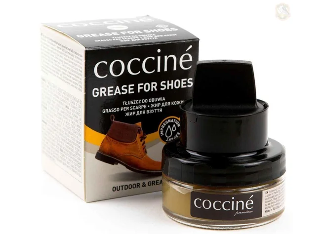 Жир для взуття GREASE Coccine в скляній банці 50 мл Фото 1
