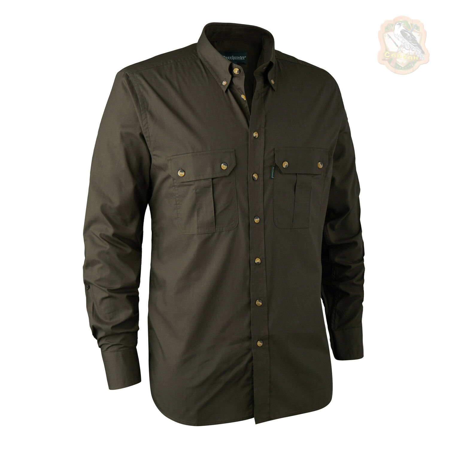 Сорочка DeerHunter Clark Shirt (383 Dark elm) Фото 1