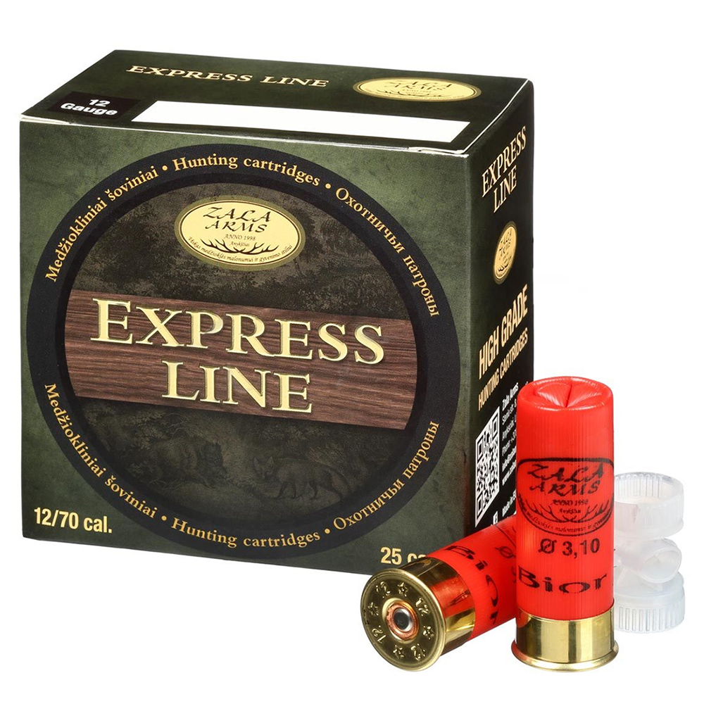 Патрон Zala Arms Express кал. 12/70 дробь № 4 (3,25 мм) навеска 32 г Фото 1