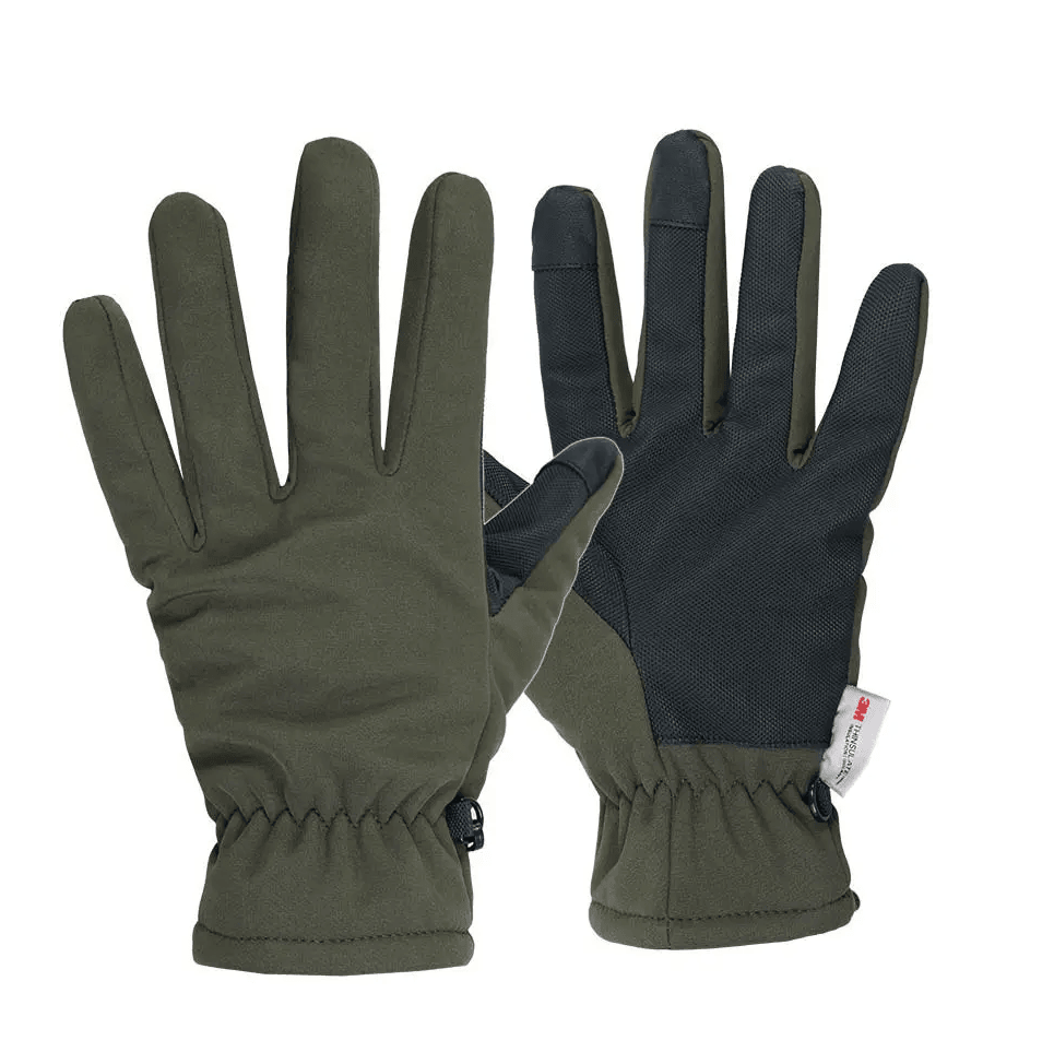 Рукавиці Mil-Tec Softshell Thinsulate Olive Фото 1