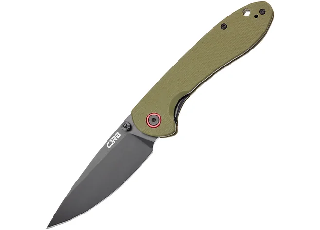 Нож CJRB Feldspar Black Blade Green Фото 1
