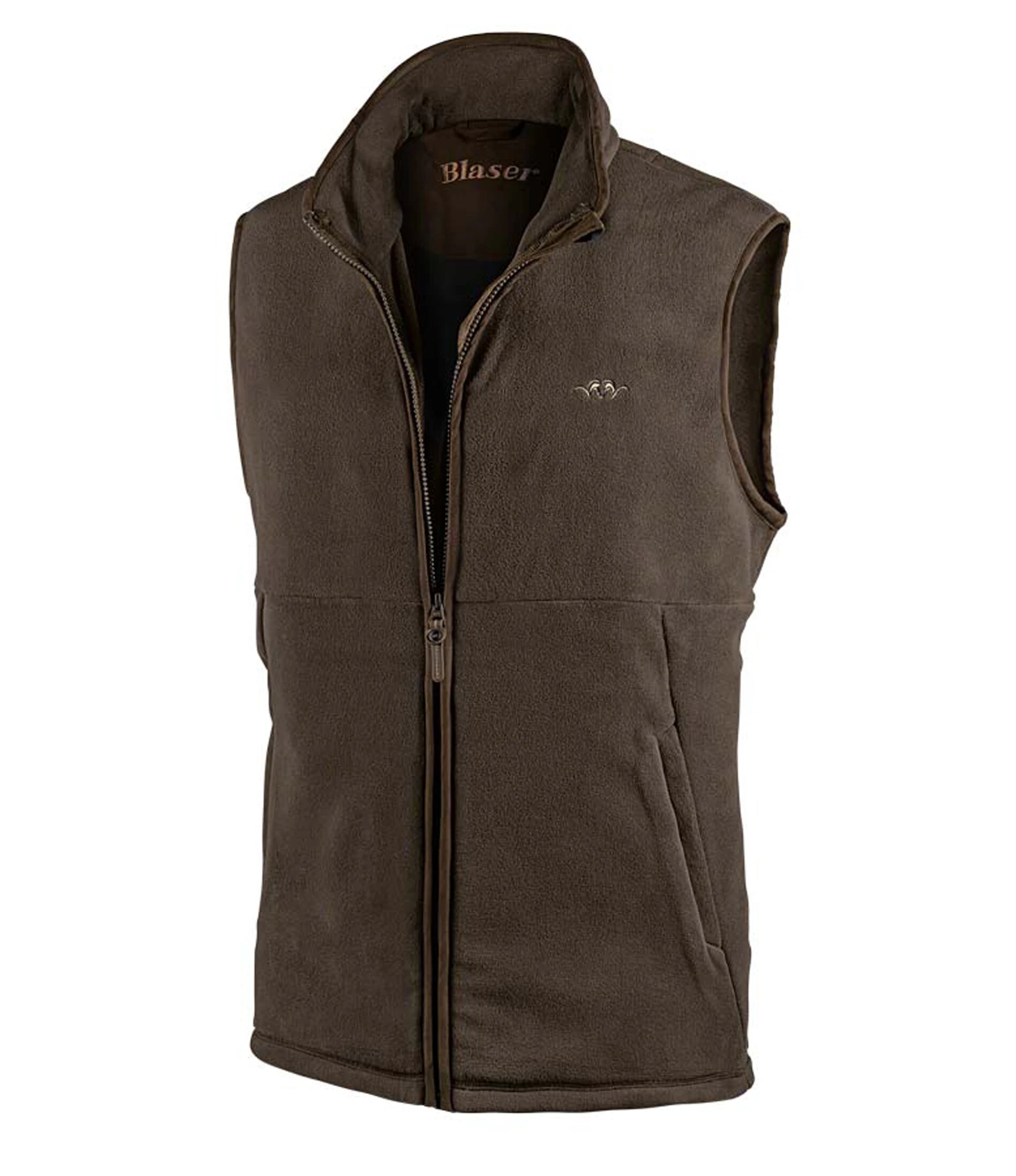 Жилет Blaser Active Outfits Basic Fleece коричневий Фото 1
