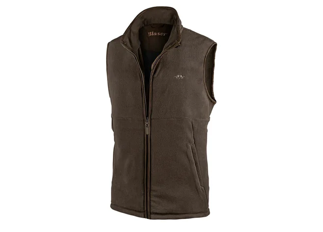 Жилет Blaser Active Outfits Basic Fleece коричневий Фото 1