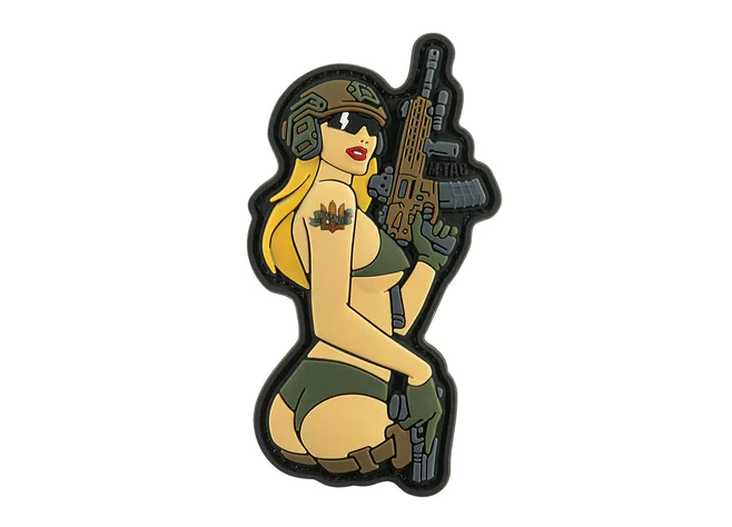Нашивка M-Tac Tactical Girl N4  PVC Blonde Фото 1