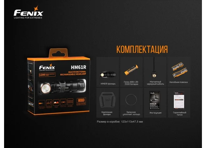 Ліхтар Fenix HM61R Фото 3