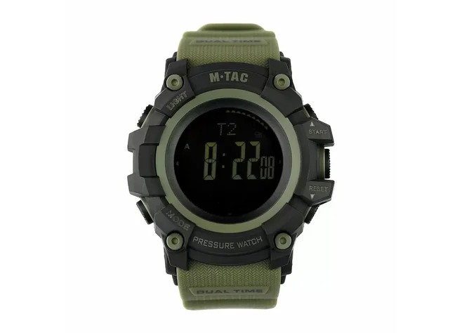 Годинник тактичний M-Tac Adventure Black/Olive Фото 1