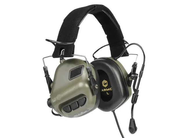 Активні навушники Earmor M32 Green з мікрофоном Фото 1
