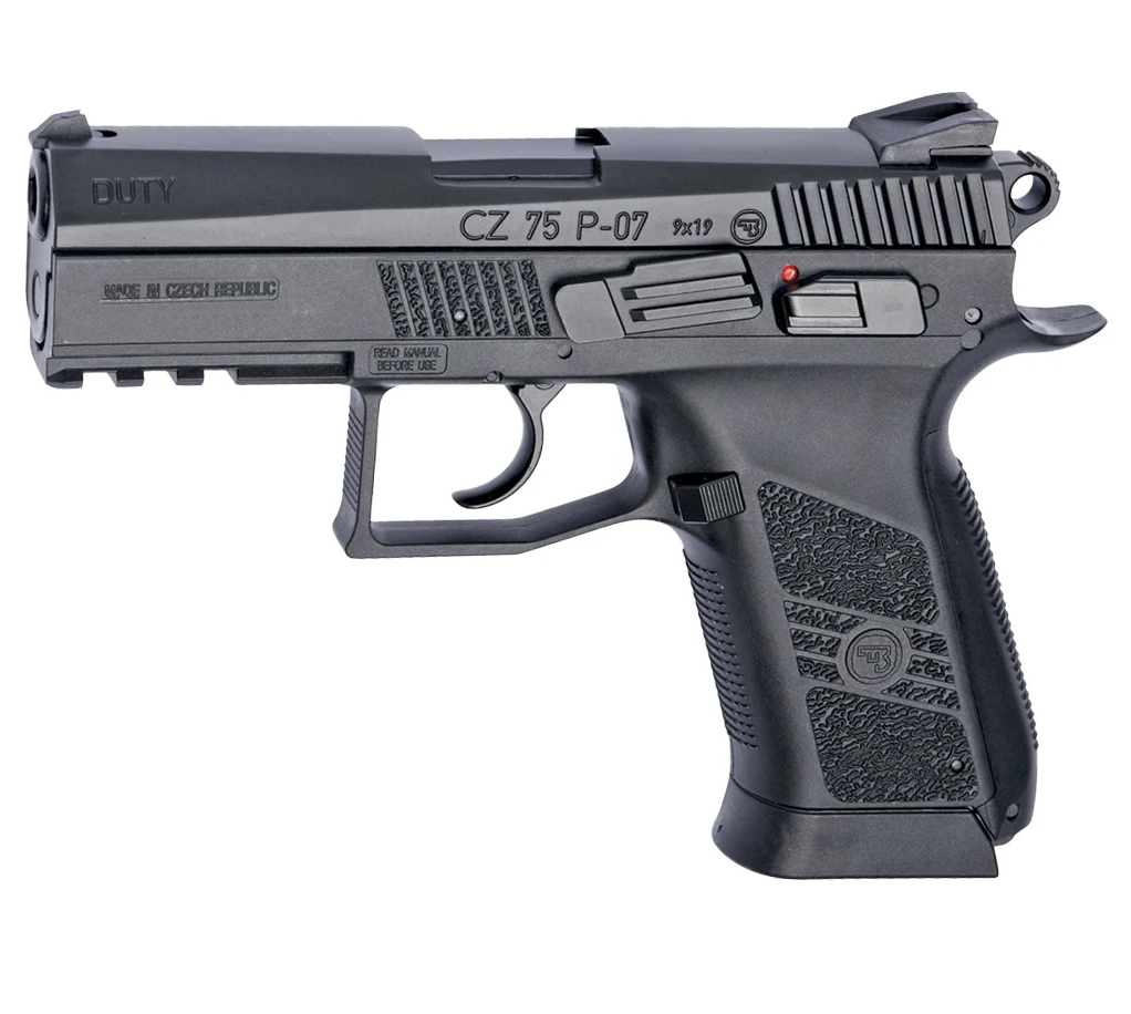 Пістолет страйкбольний ASG CZ75 P-07 Duty CO2. Blowback. кал. 6 мм Фото 1