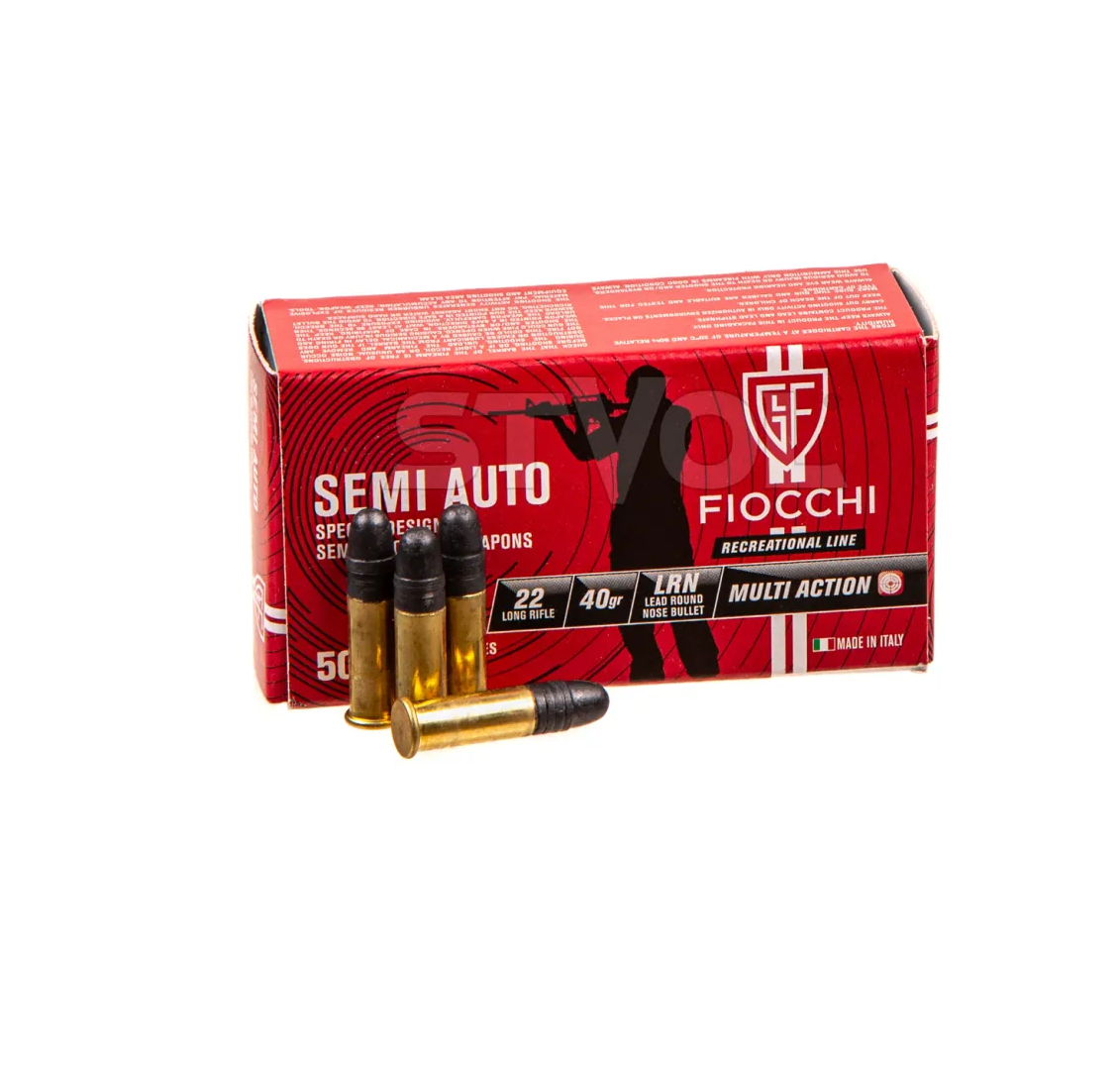 Патрон Fiocchi Semi Auto 22LR, LRN 40GR (2,59 г) Фото 1