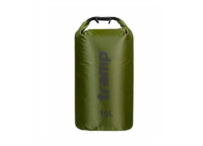 Гермомішок Tramp PVC Diamond Rip-Stop 10 л olive Фото 1