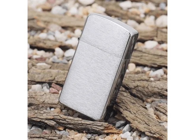 Зажигалка Zippo Brush Finish Chrome 1600 Фото 2