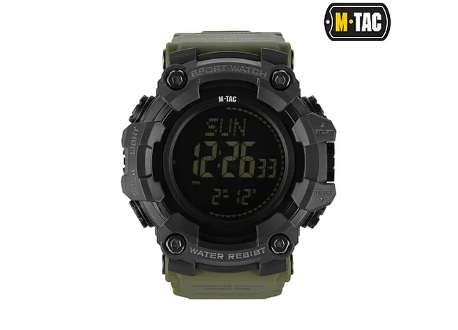 Годинник M-Tac тактичний 2037 Army Green Фото 1