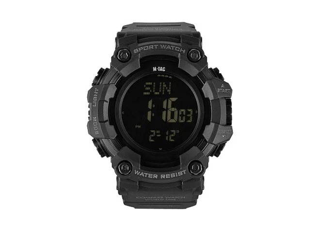 Годинник M-Tac тактичний 2037 Black Фото 1
