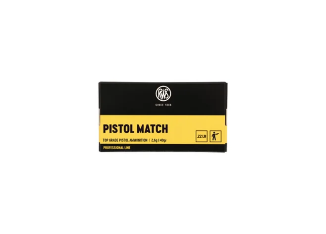 Патрон RUAG RWS PIistol Match кал. 22 LR куля LRN маса 40 гр (2.6 г Фото 1