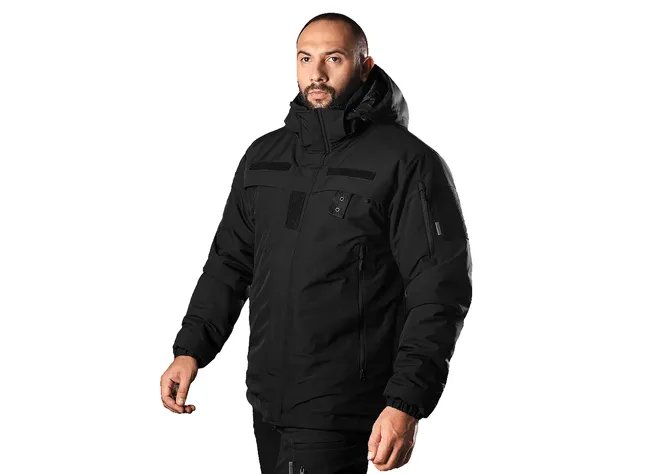Куртка Camotec Patrol System 4.0 RainWall Чорна Фото 1