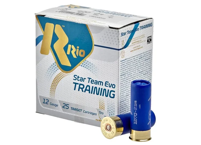 Патрон RIO Star Team EVO Training кал. 12/70 дріб №7 (2,5 мм) 24 г Фото 1