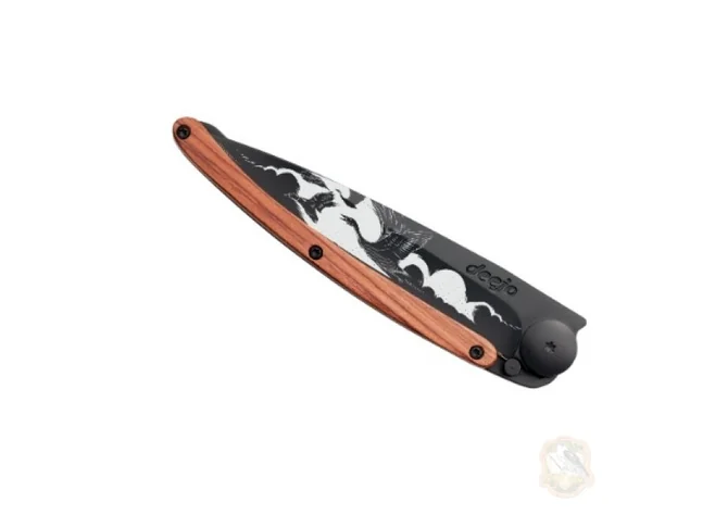 Ніж DEEJO TATTOO BLACK 37G, THE FLIGHT Фото 2