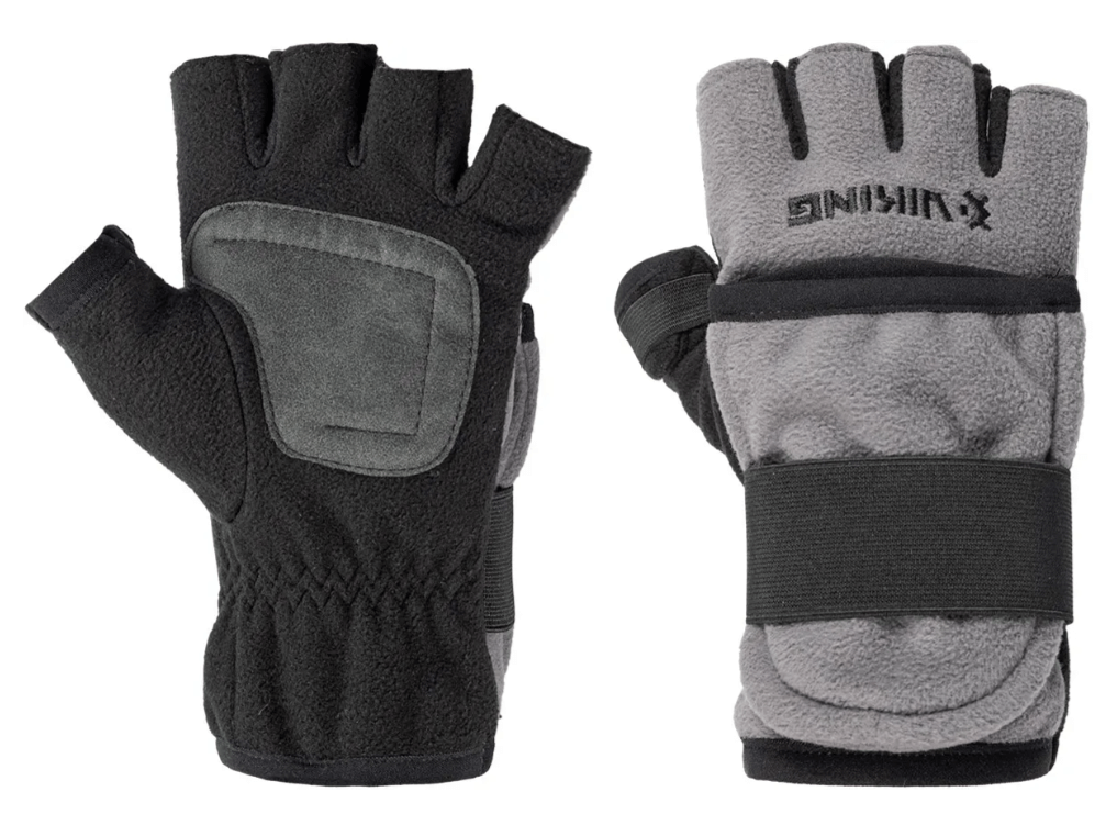 Рукавички Viking Fishing Ice Pro 5 cut finger+cover grey-graphite Фото 1