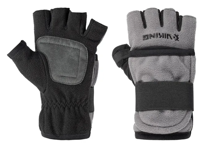Рукавички Viking Fishing Ice Pro 5 cut finger+cover grey-graphite Фото 1