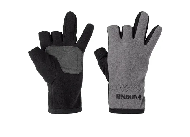 Рукавички Viking Fishing Ice Master 3 cut finger grey-graphite Фото 1